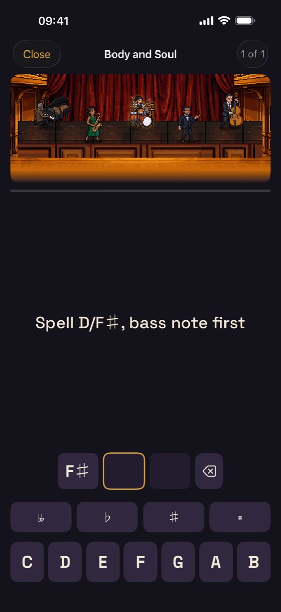 Jazz Theory on iPhone